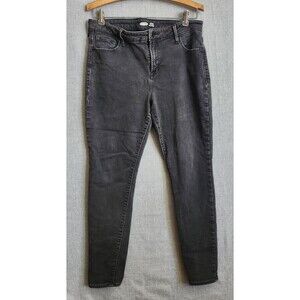Old Navy Black Jeans Size 14 Rockstar Super Skinny Stretch